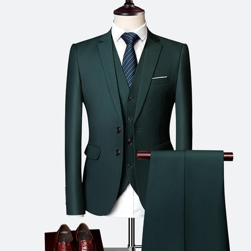 Mens 3 Pc Slim Fit Formal Suit In 10 Stunning Colours - Pleasures and Sins   Pleasures and Sins