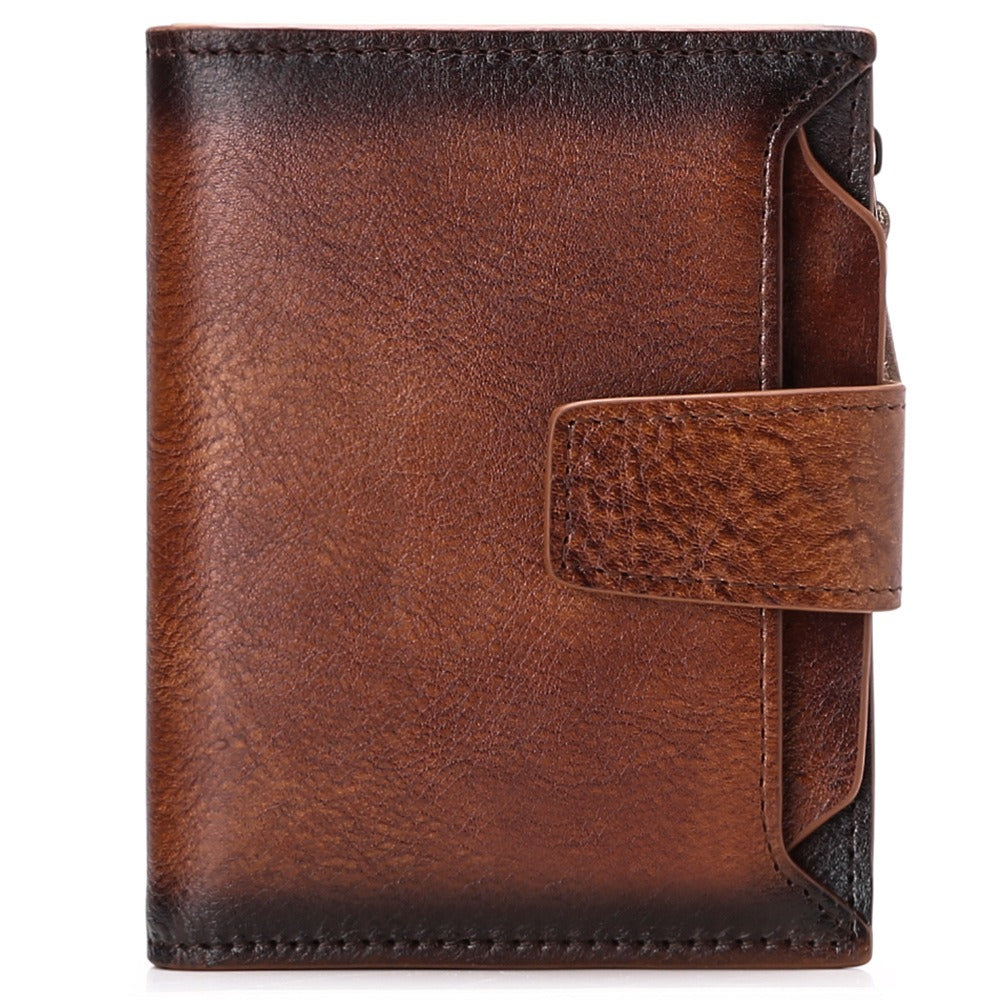 Men's genuine leather wallet casual wallet driver's license wallet - Pleasures and Sins   Pleasures and Sins