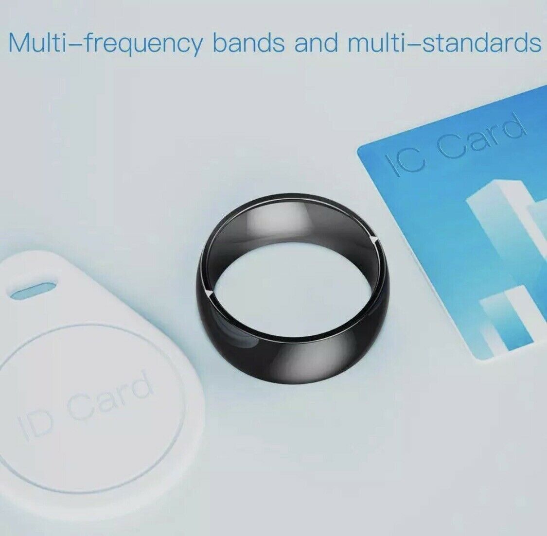 Black NFC Smart ring technology, mobile, card - Pleasures and Sins   Pleasures and Sins