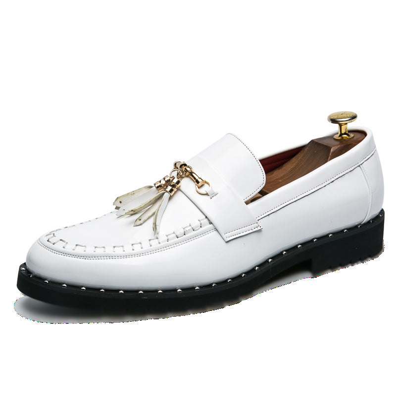 Men's Pointed Toe Casual Faux Leather Moccasin Shoes