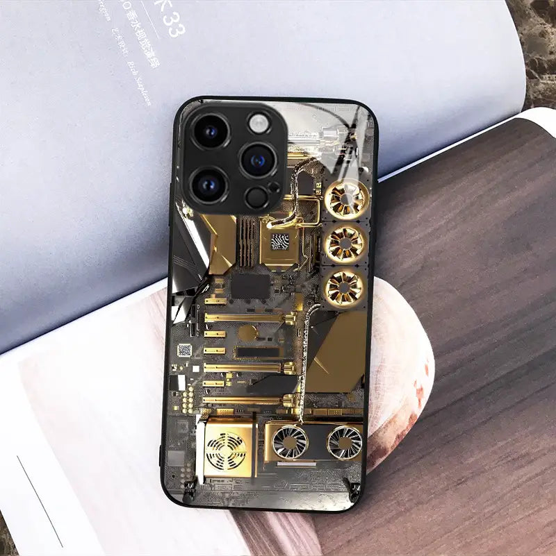 Trendy Circuit Board Design Apple Iphone 14 & 15 Phone Case