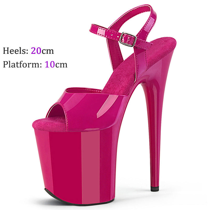 Womens Summer Sandals Modern Stiletto Platform Pole Dance Shoes - Pleasures and Sins   Pleasures and Sins