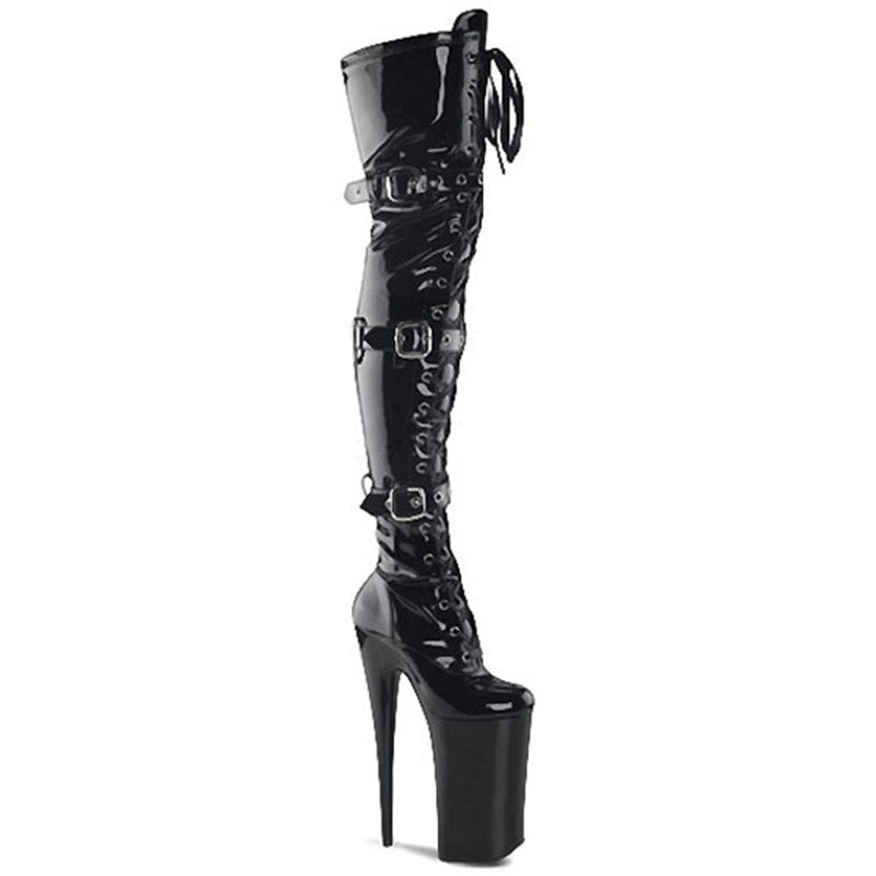 20cm Super High Heel Overknee Sexy Fetisch/Pole Dance Drag