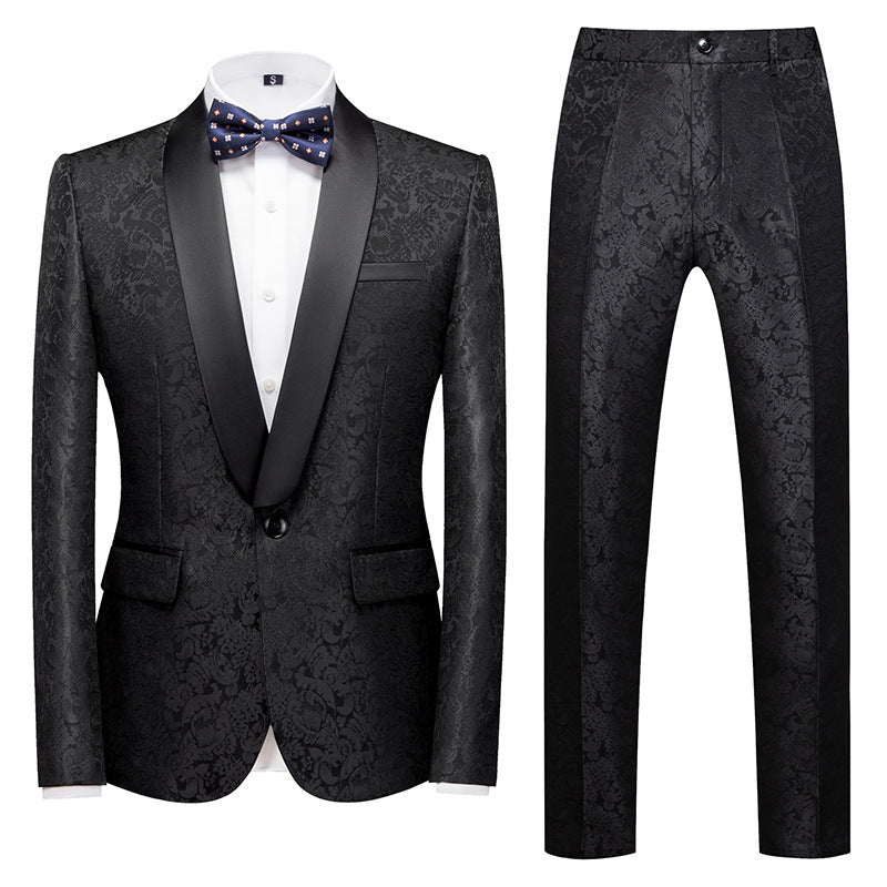 Men's Stunning Evening Jacquard Two-piece Set 3D In 7 Amazing Colours