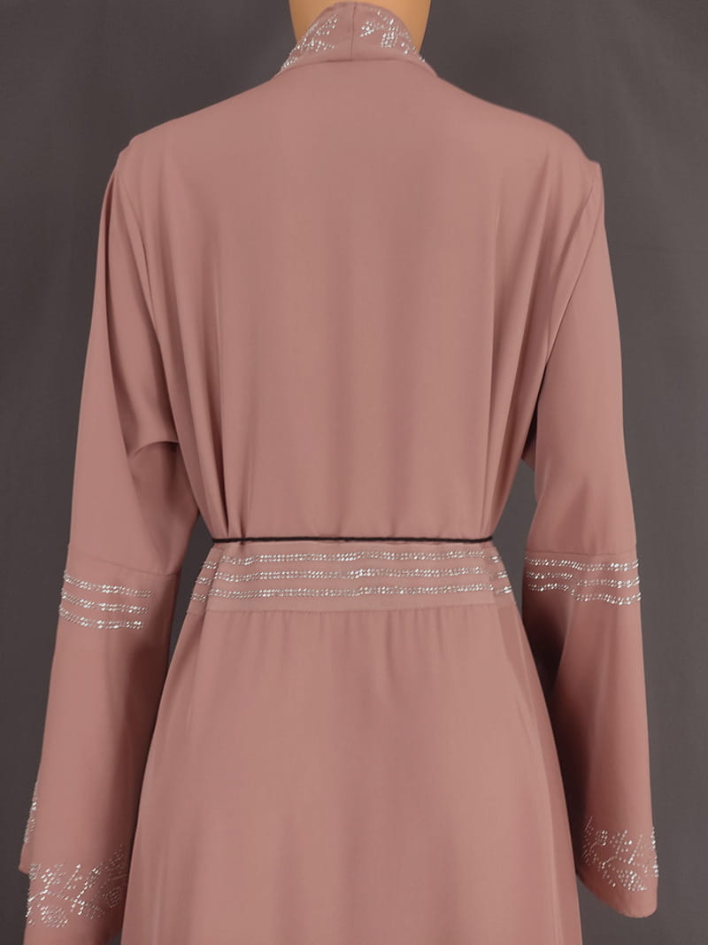 Robe musulmane élégante et luxueuse pour femmes, robe arabe