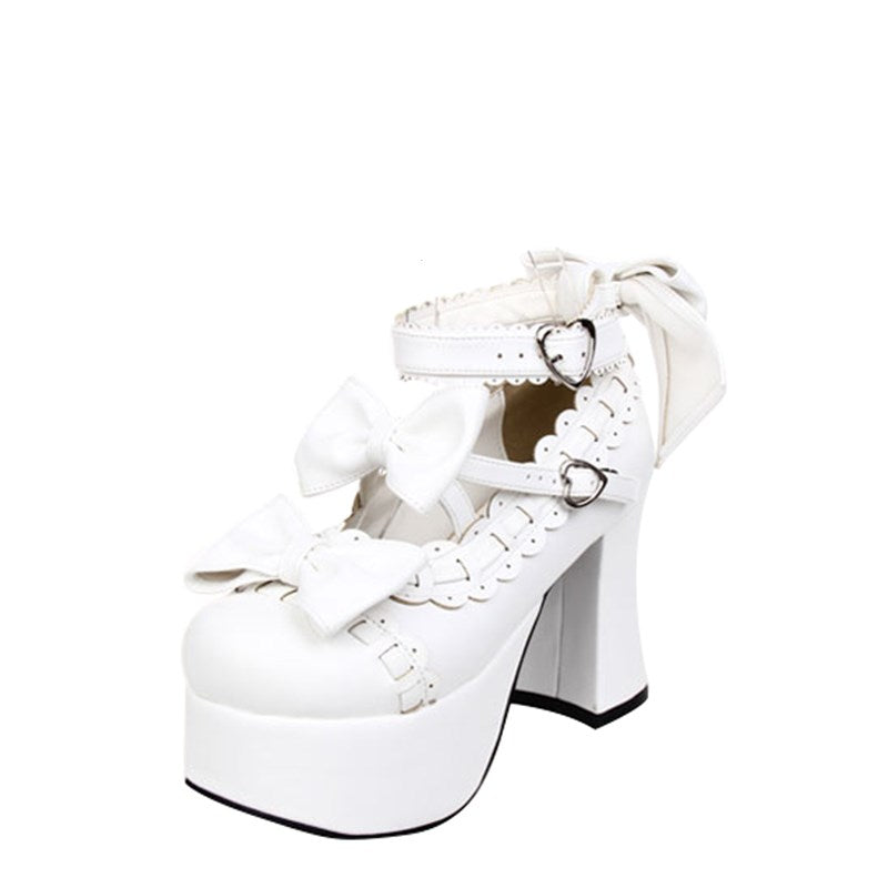 Wedge High Heel Dolly Shoes