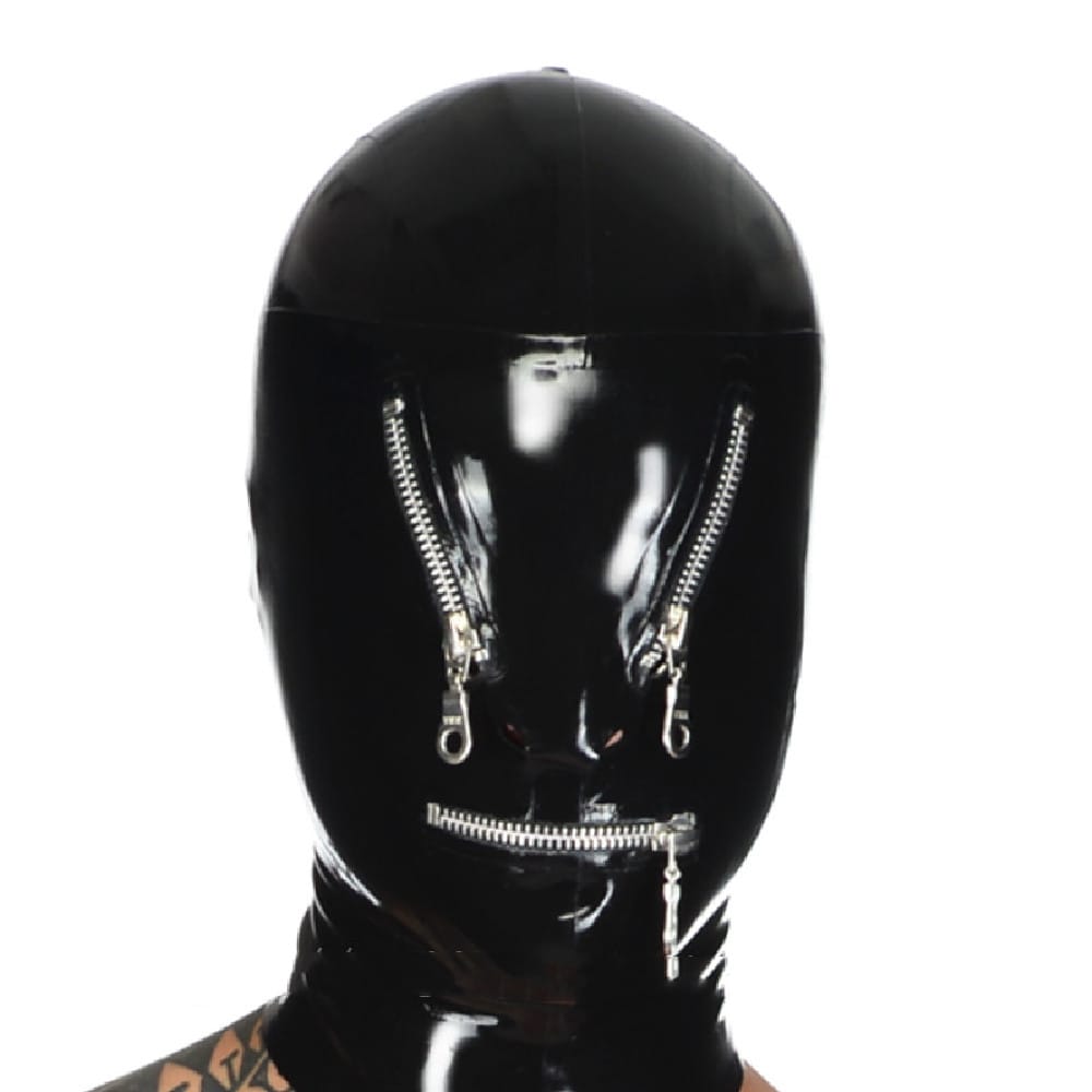 Tight Smooth Latex Mask Head Cover