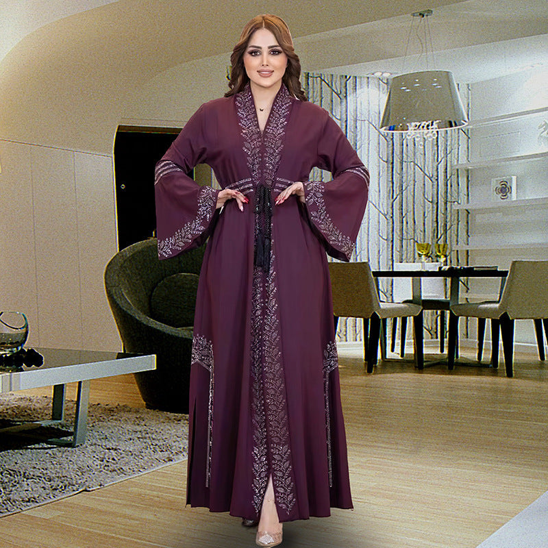 Womens Elegant Luxury Muslim Robe Arabic Gown - Pleasures and Sins   Pleasures and Sins