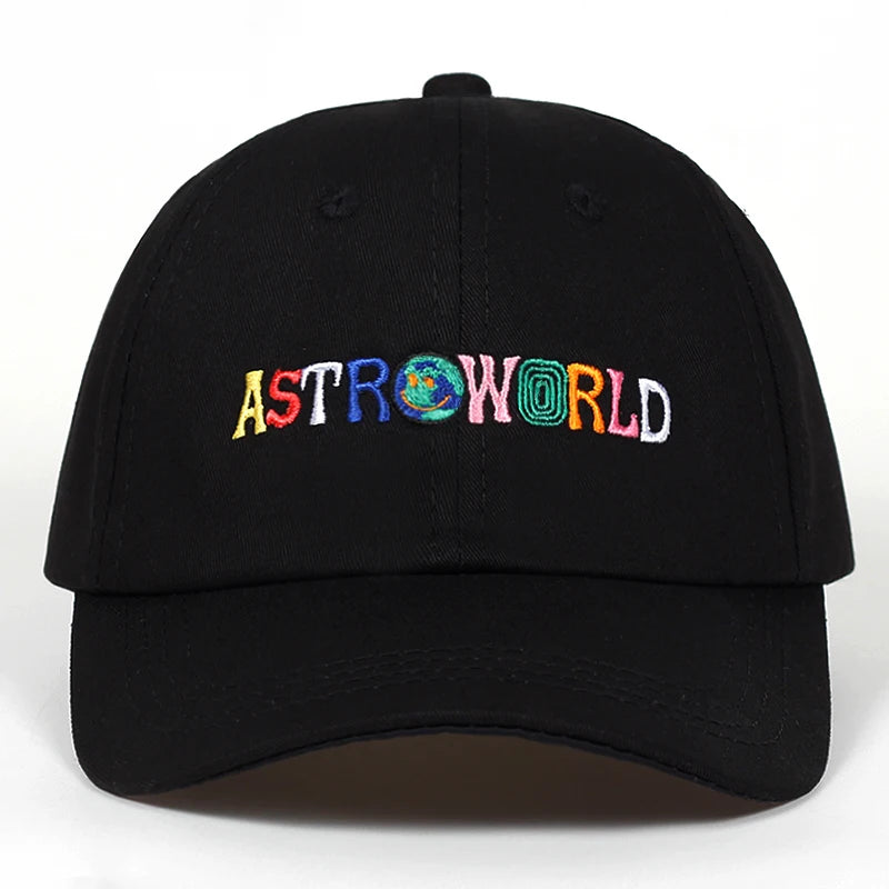 Travis Scott Astroworld Embroidered Cotton Baseball Caps - Pleasures and Sins   Pleasures and Sins