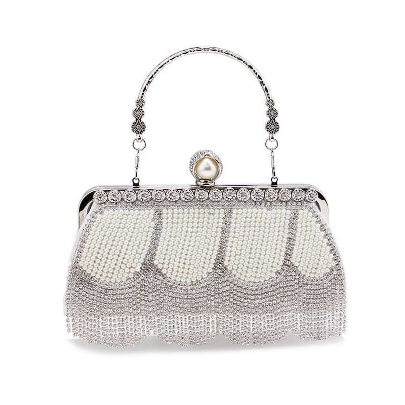 Ladies High End Rhinestone Fringed Evening Bag - Pleasures and Sins   Pleasures and Sins