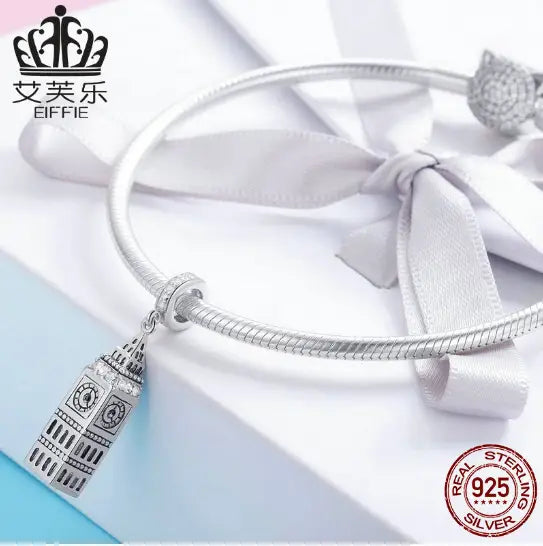 Pendentif en argent sterling Big Ben S925