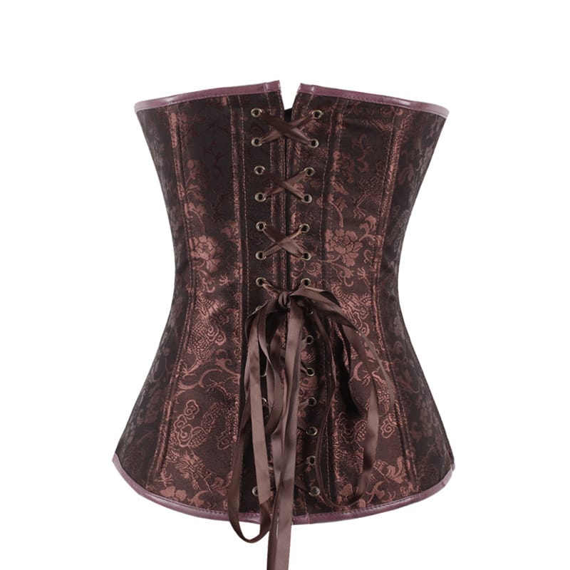 Jacquard Leather Steampunk Corset