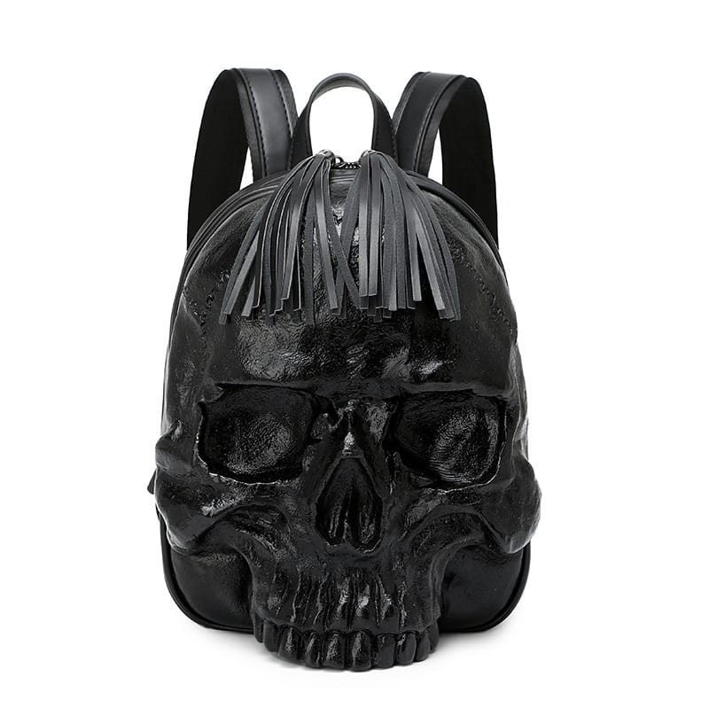 Embossed Three-dimensional Backpack Punk Skull Backpack