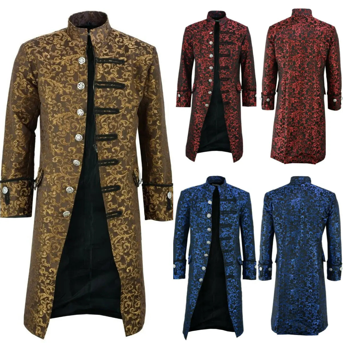 Mens Steampunk Victorian Coat