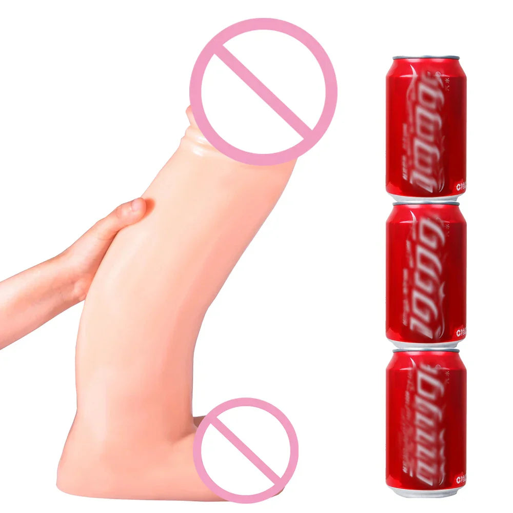 17 Inch Super Huge Realistic Dildo Unisex Toy