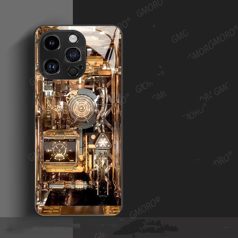 Trendy Circuit Board Design Apple iPhone 14 & 15 Phone Case - Pleasures and Sins   Pleasures and Sins