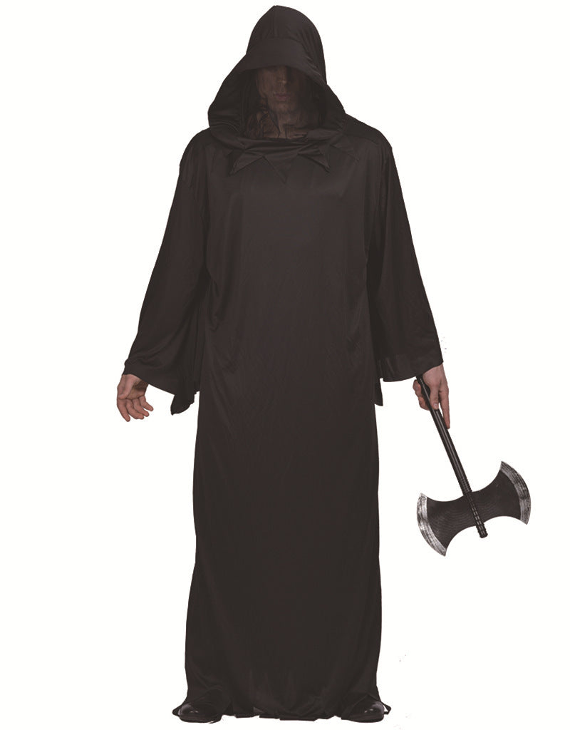 Halloween Costume Cold Black Robe Grim ReaperCostume