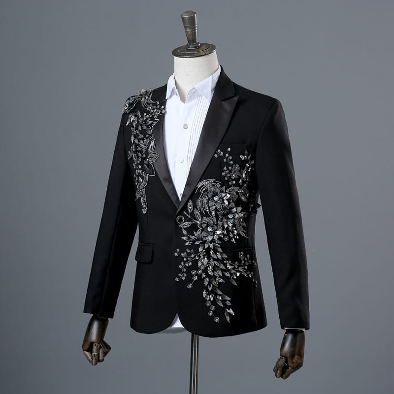 Stylish Crystal Embroidered Jackets for Weddings