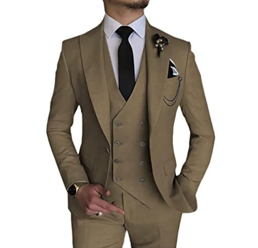 Business Casual Men's Three-piece Suit