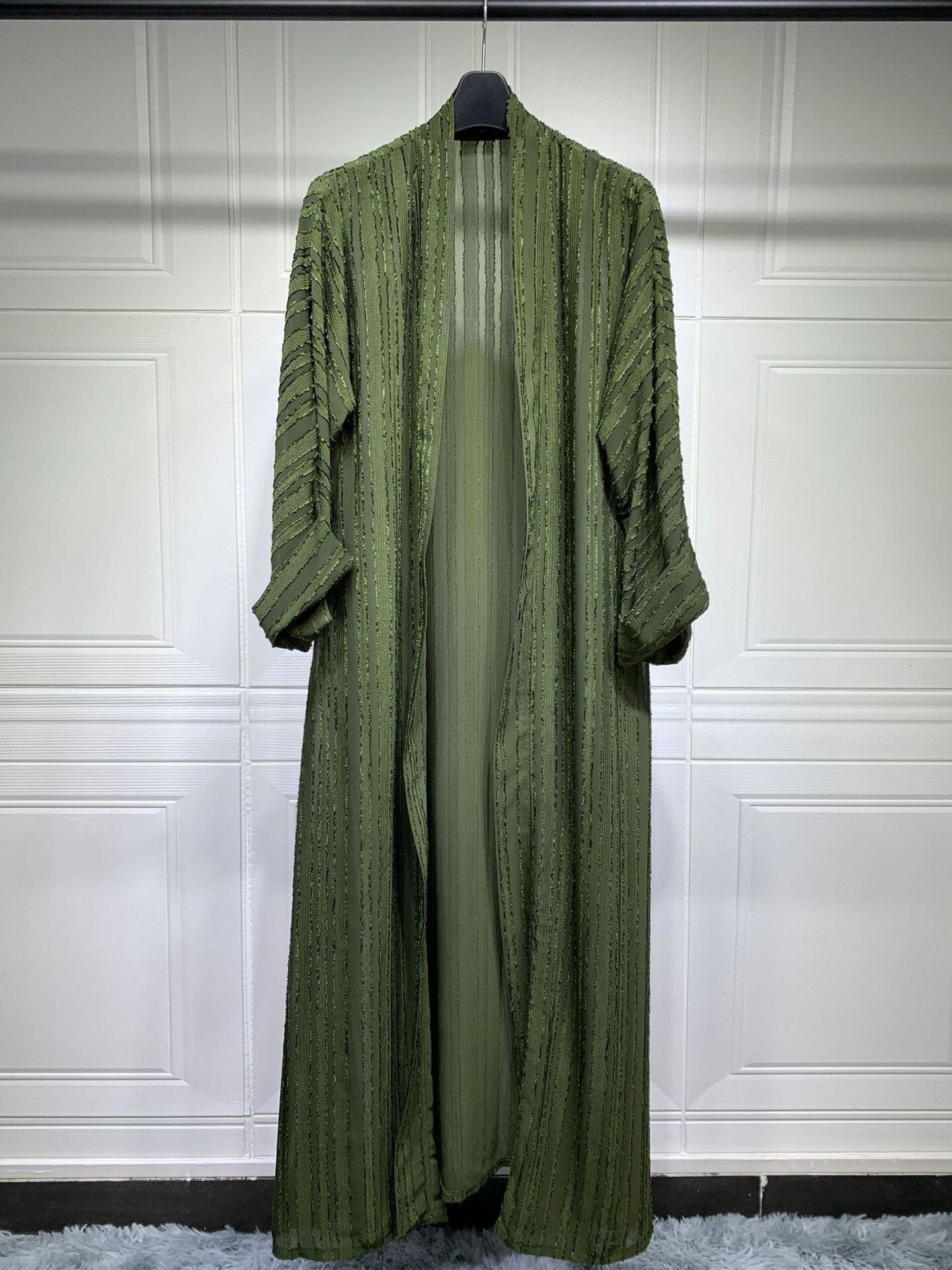 Ramadan Eid Djellaba Abaya Long Sleeve Muslim Dress With Belt - Pleasures and Sins   Pleasures and Sins