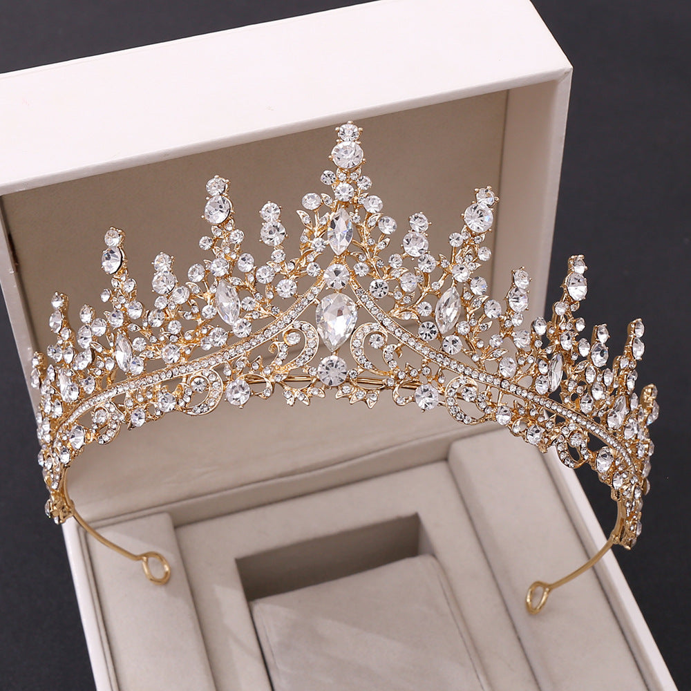 Wedding Crown Bride's Magnificent Luxury Rhinestone Tiara