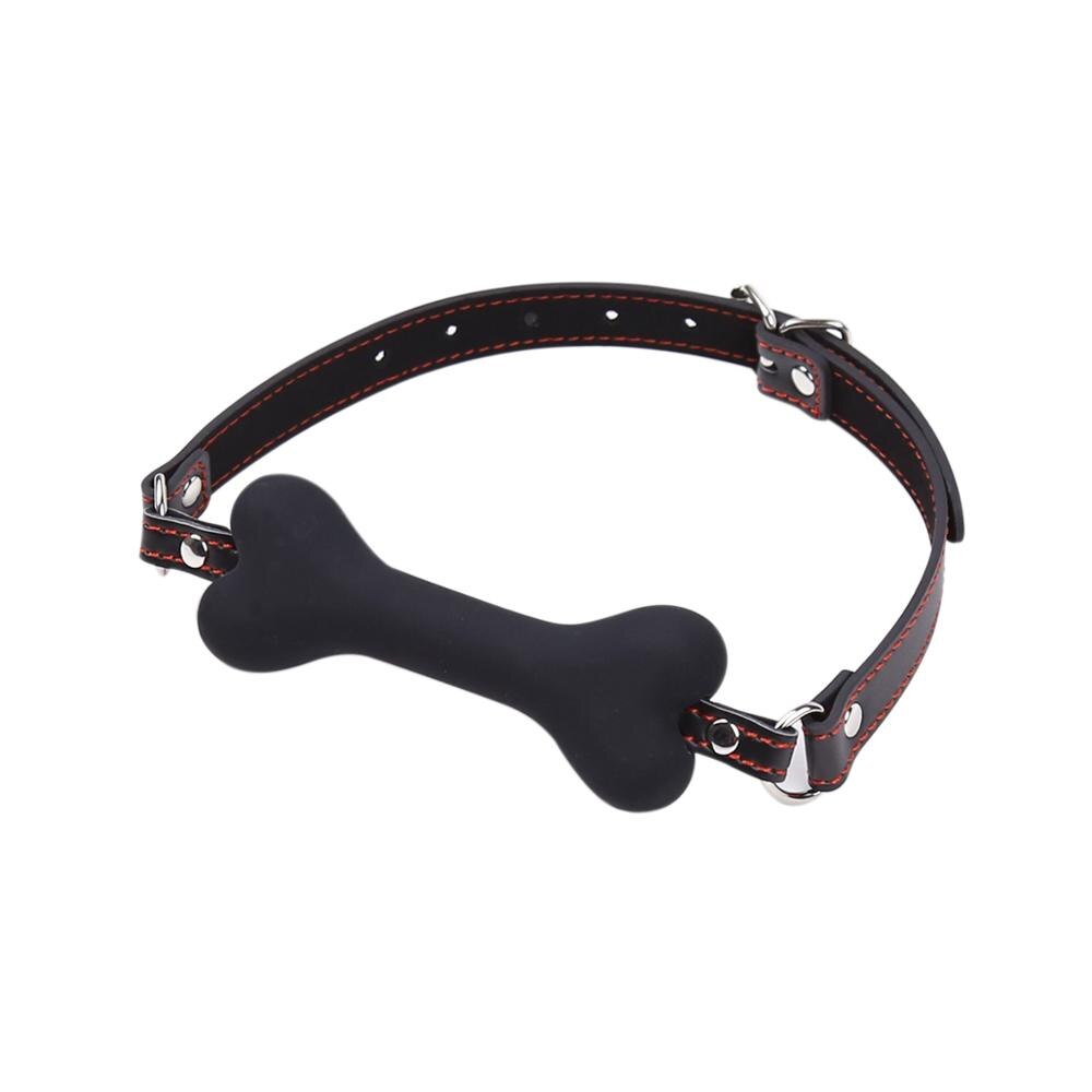 Dog Bone Mouth Gag Harness Erotic Silicone Gag Bdsm Products - Pleasures and Sins   Pleasures and Sins