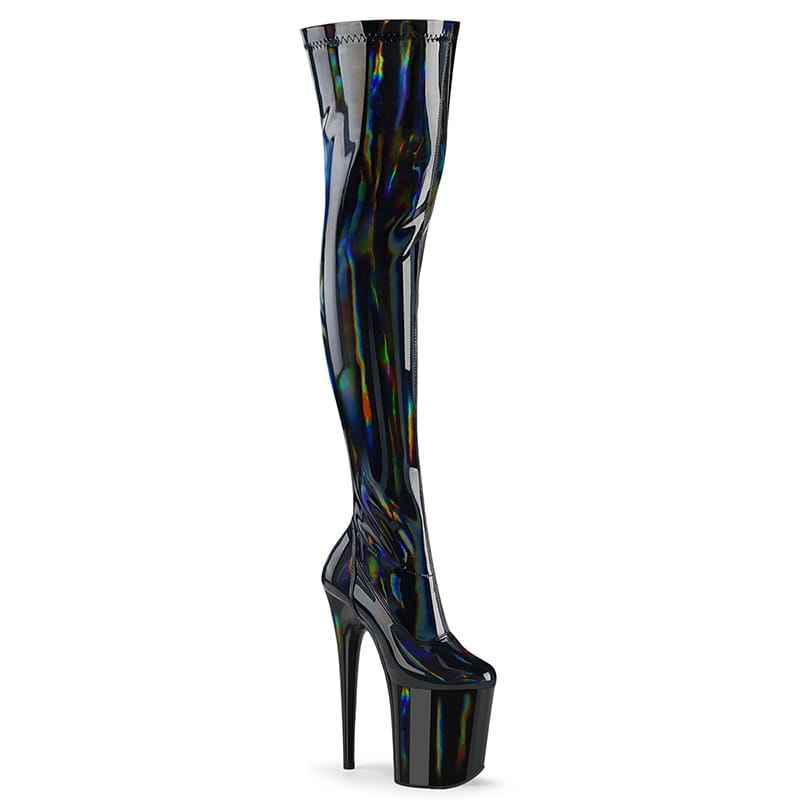 Plus Size Drag Queen Patent Leather, High 20cm Heel,