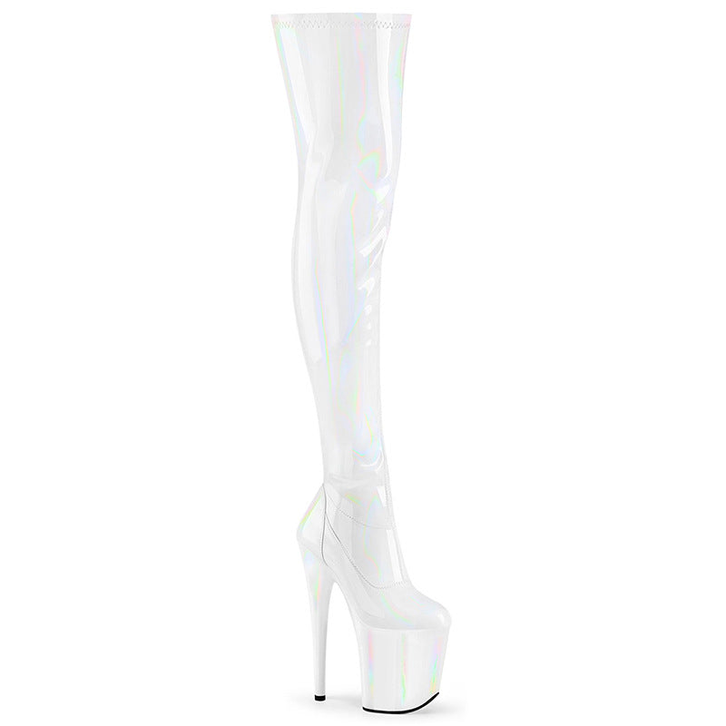 Plus Size Drag Queen Patent Leather, High 20cm Heel,