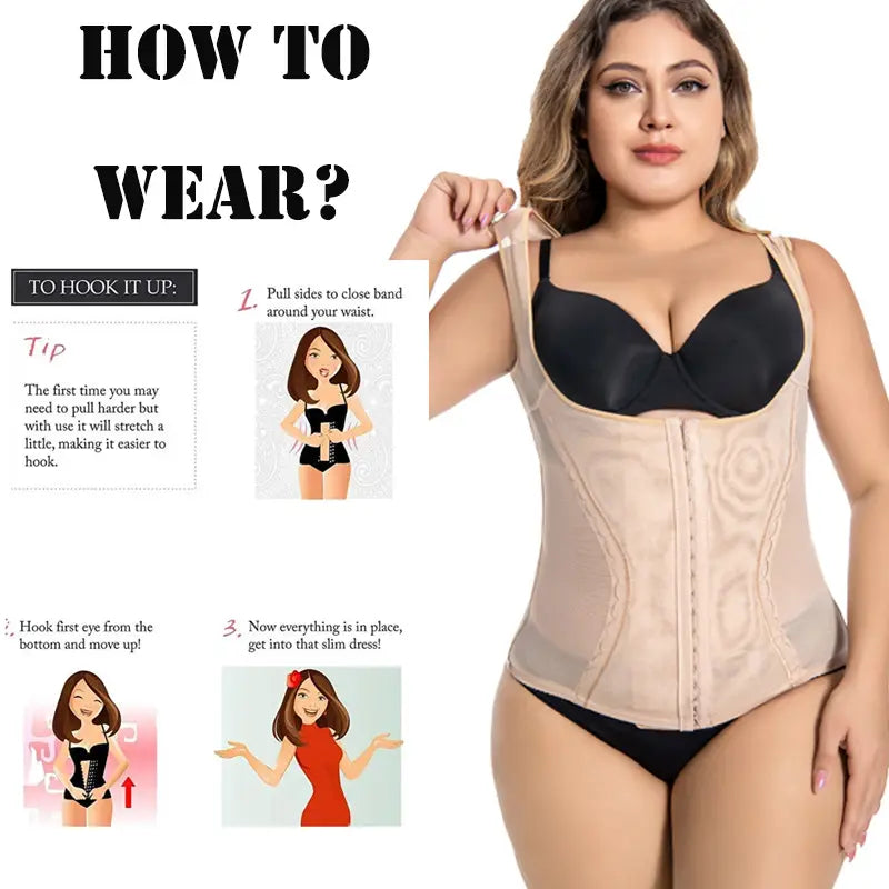 Body Shapewear Fat Burning Corset With Strong Belly