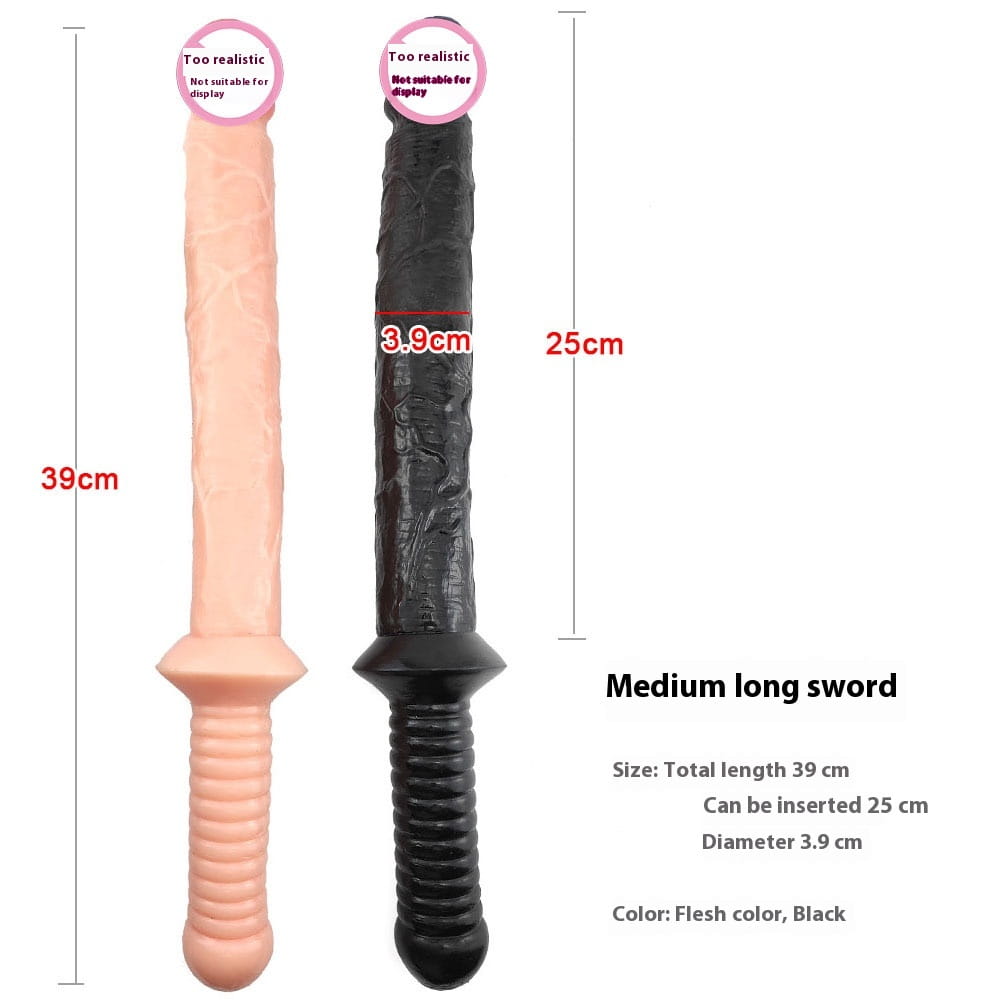 Funny image of a Huge Dildo Sword, perfect for fantasy adventures and weapon modeling simulation.