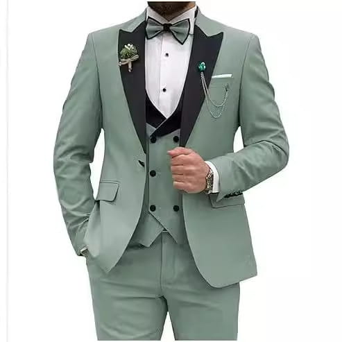 Men’s Three-piece Slim Fit Suit In 11 Beautiful Colours