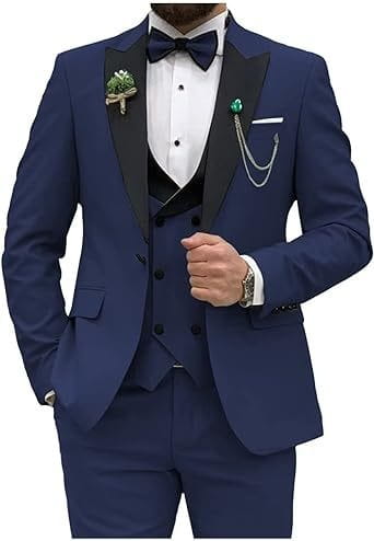 Men’s Three-piece Slim Fit Suit In 11 Beautiful Colours