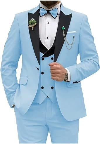 Men’s Three-piece Slim Fit Suit In 11 Beautiful Colours