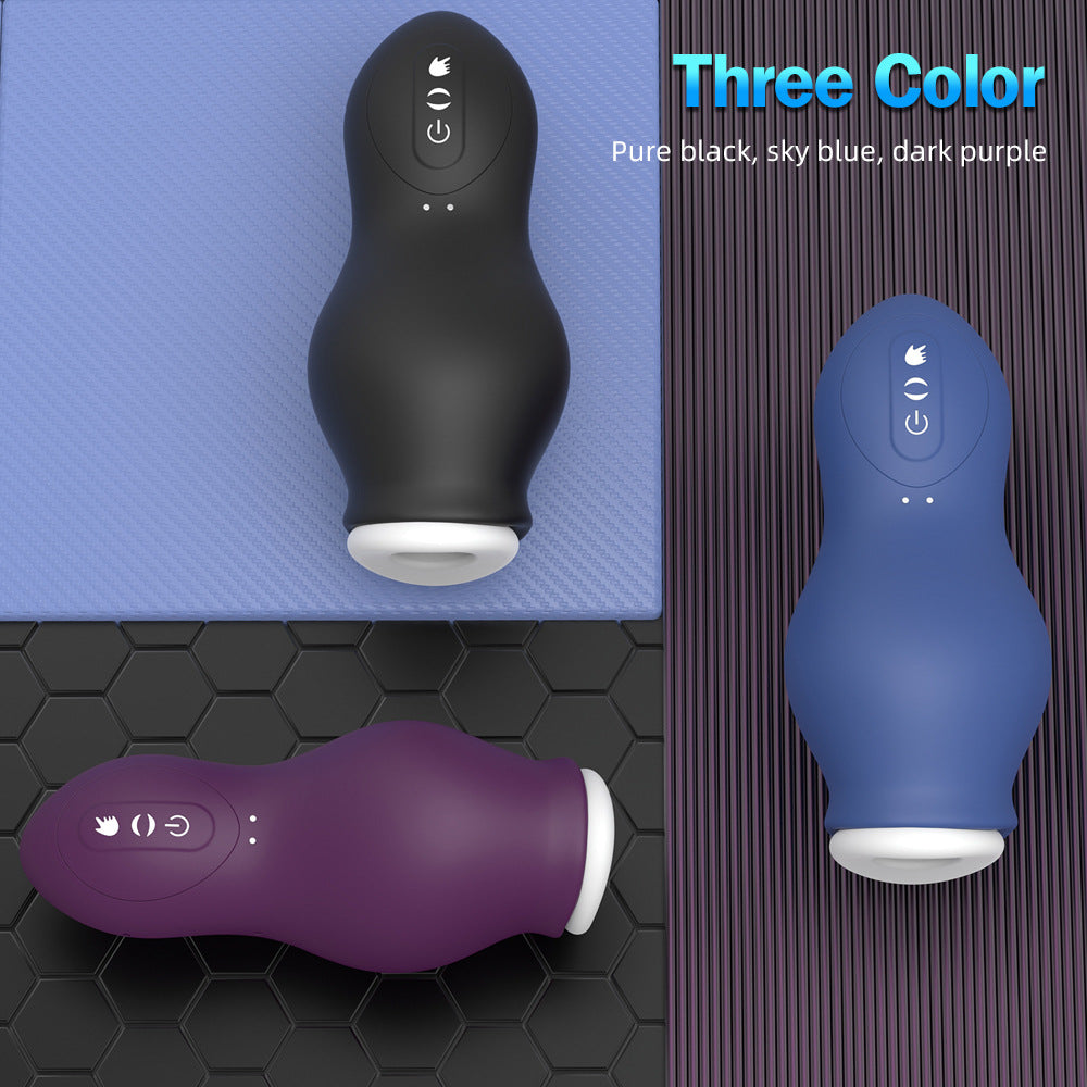 Male Automatic Suction Cup Vibrating Sucking Massager Penis Exerciser - Pleasures and Sins   Pleasures and Sins