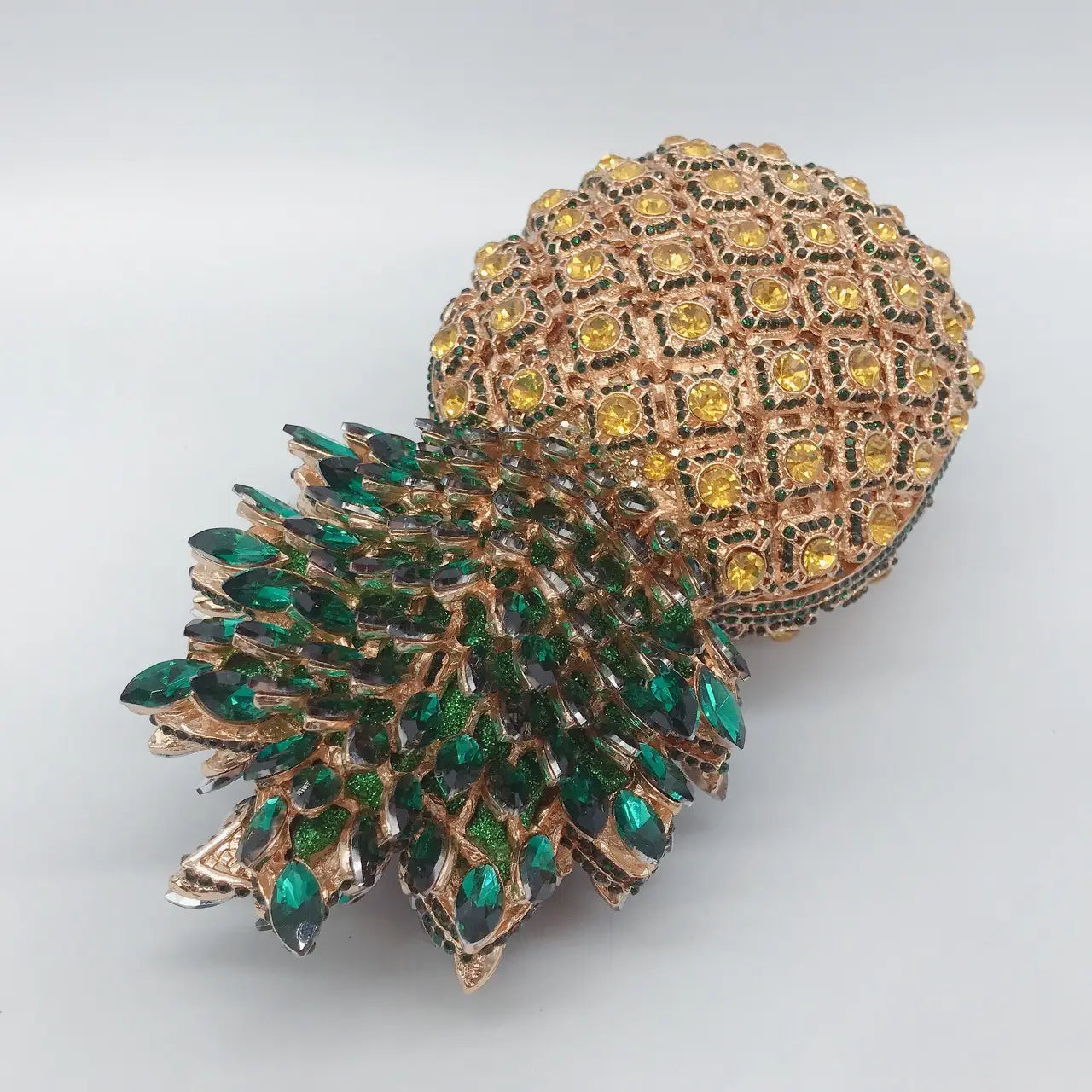 Ananas Form Diamante Abendessen Tasche Voll Diamant Handheld