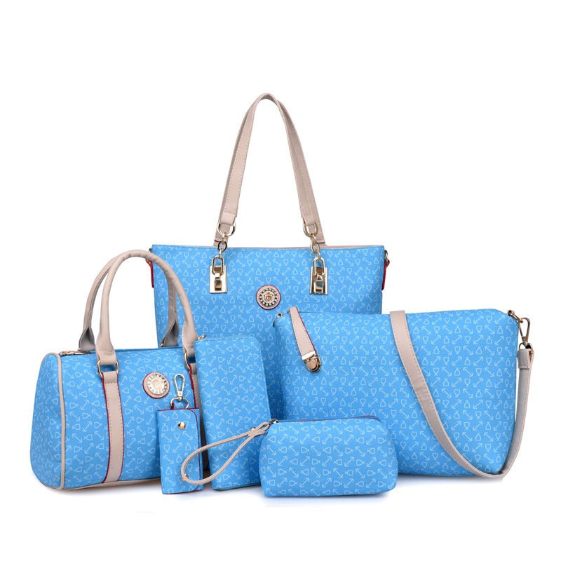 Six piece bag set, shoulder, purse, toiletries mother bag - Pleasures and Sins   Pleasures and Sins