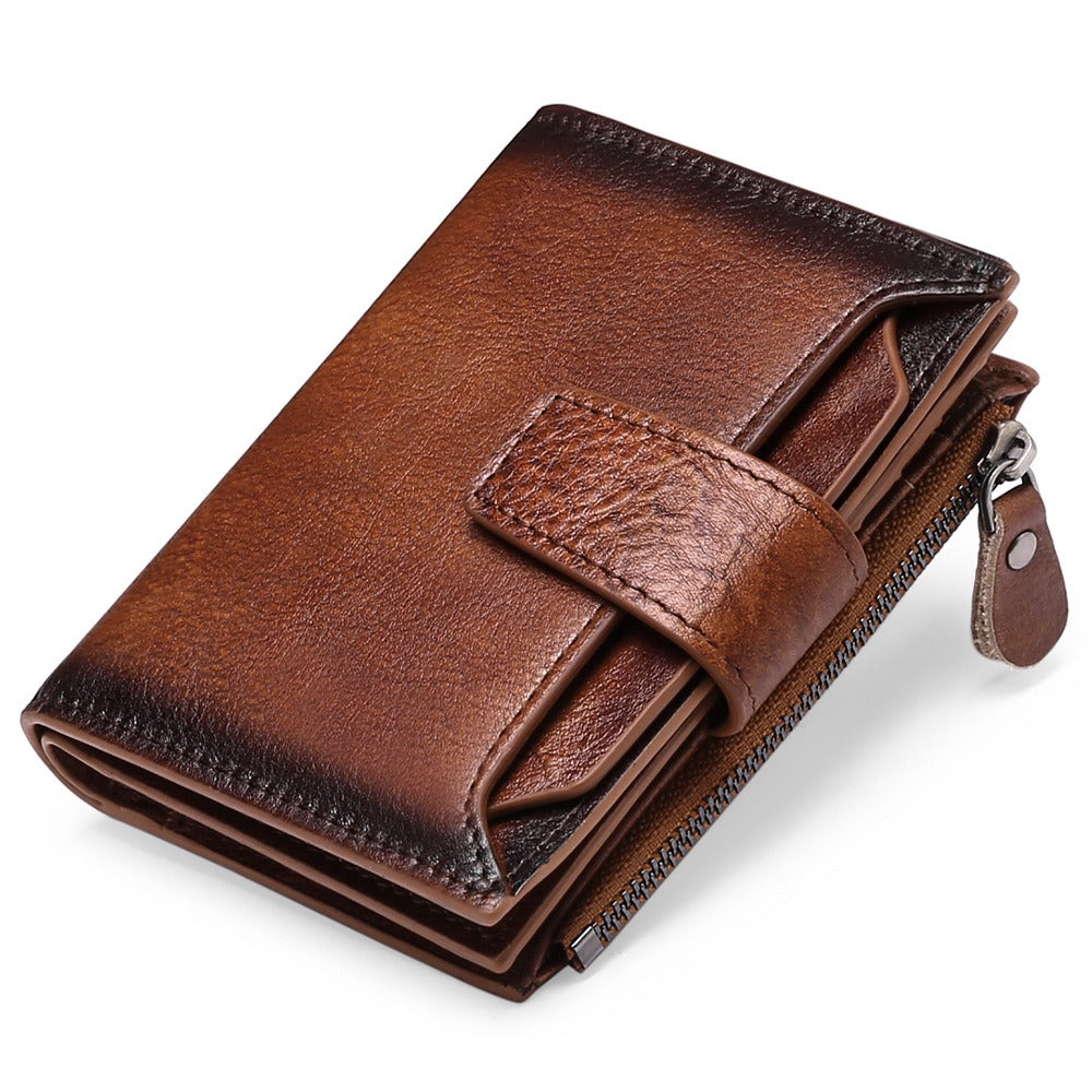 Men's genuine leather wallet casual wallet driver's license wallet - Pleasures and Sins   Pleasures and Sins