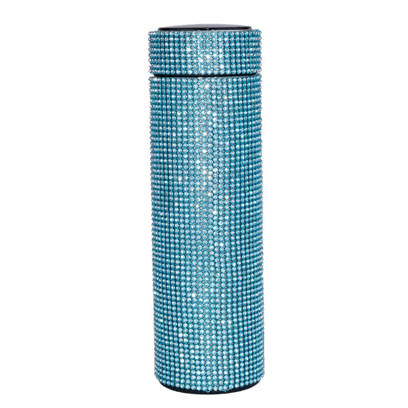 500ml RhinestoneThermos Bottle Stainless Steel Flask for Girls - Pleasures and Sins   Pleasures and Sins