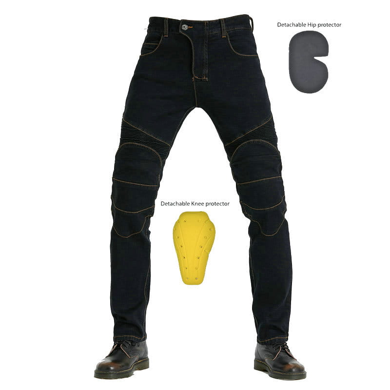 Jeans incassables pour motocyclistes pour les aventures hors route