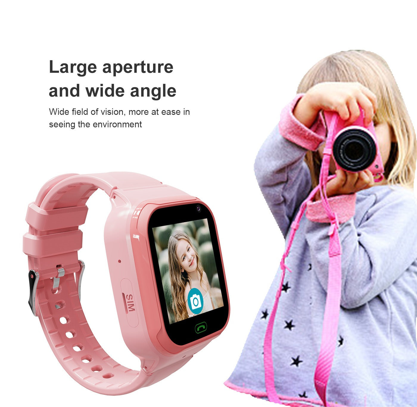 4G Kids Smart Watch WIFI SOS Video Call Chat Remote Monitoring - Pleasures and Sins   Pleasures and Sins