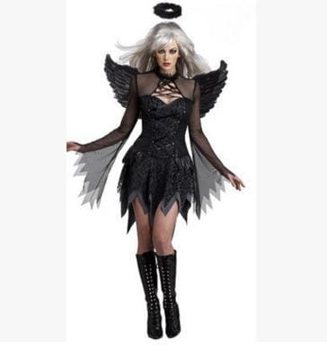 Halloween angel costume with halo