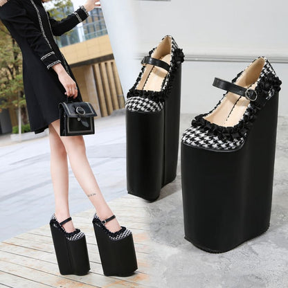 30cm Heel Sissy Platform Heel Pumps Dolly Drag Shoes