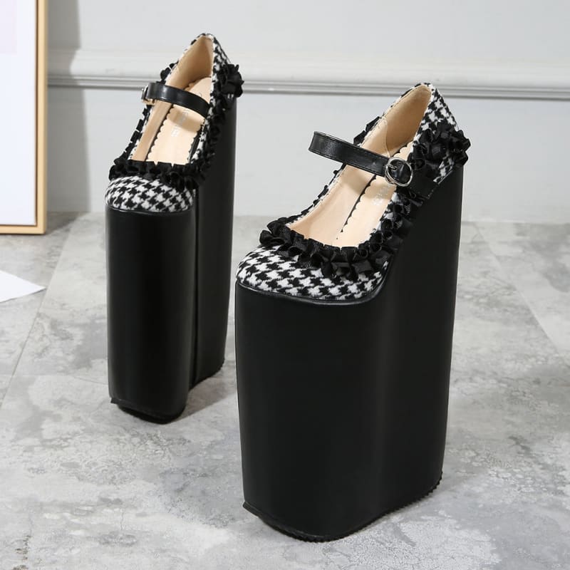 30cm Heel Sissy Platform Heel Pumps Dolly Drag Shoes