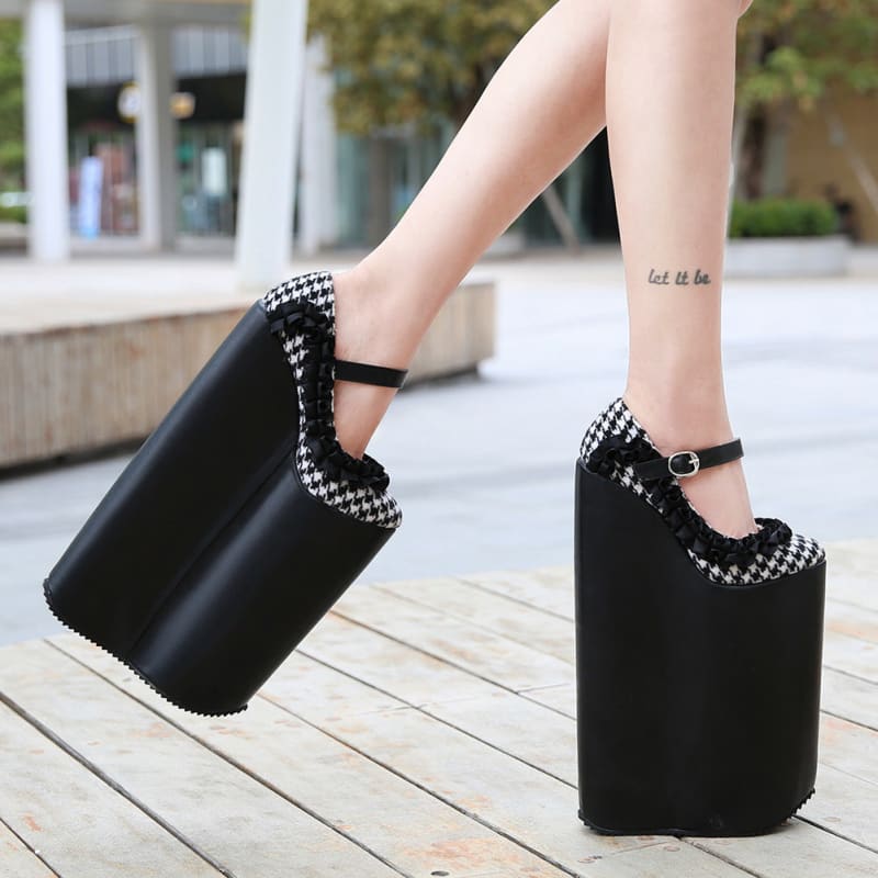 30cm Heel Sissy Platform Heel Pumps Dolly Drag Shoes