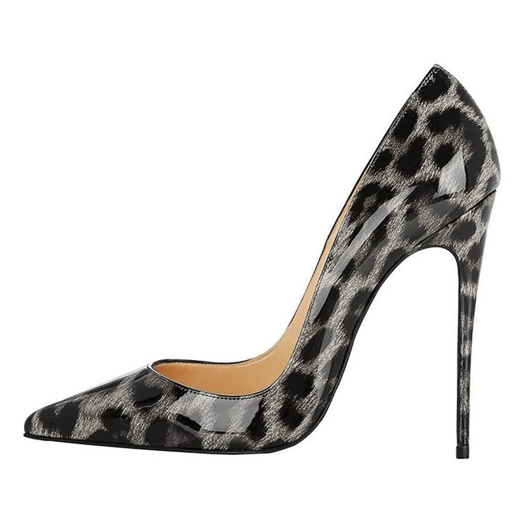 Animal Print Pointed Toe High Heel Shoes - Pleasures and Sins   Pleasures and Sins