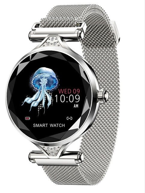 Womens Fashion Smart Watch Fitness and Health With Diamante Strap - Pleasures and Sins   Pleasures and Sins