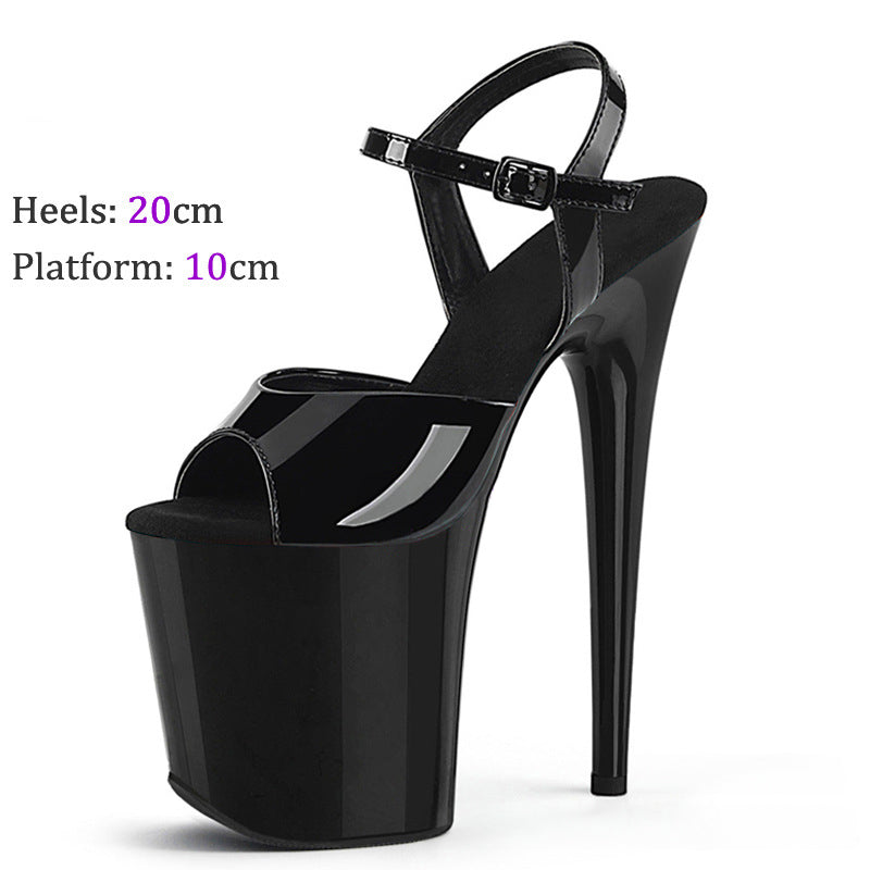 Womens Summer Sandals Modern Stiletto Platform Pole Dance Shoes - Pleasures and Sins   Pleasures and Sins