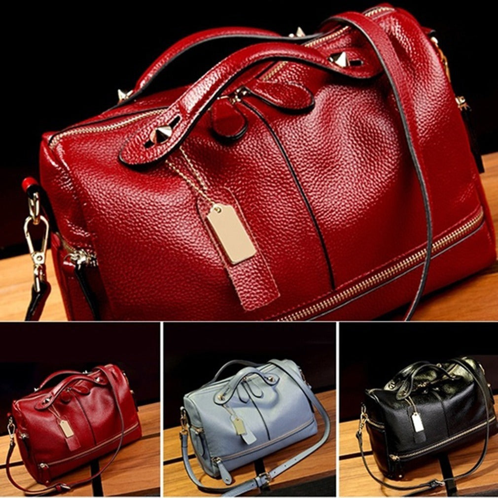 Women's luxury stylish handbag with shoulder strap