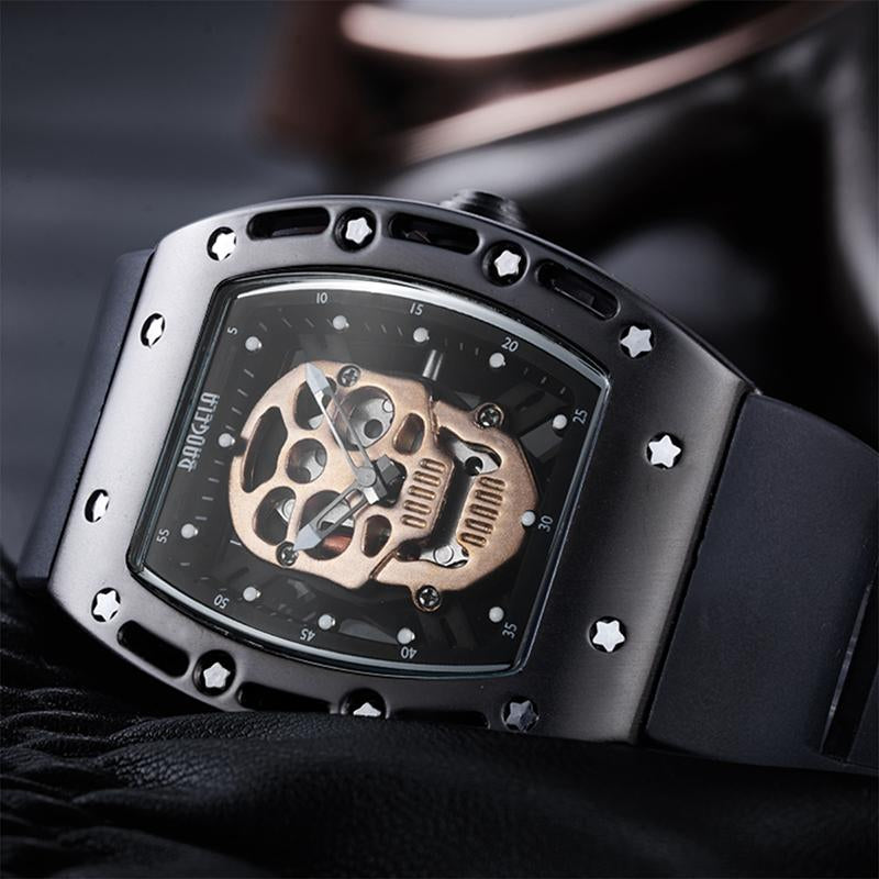 Men Watches Pirate Hollow Silica Skeleton Wristwatch - Pleasures and Sins   Pleasures and Sins