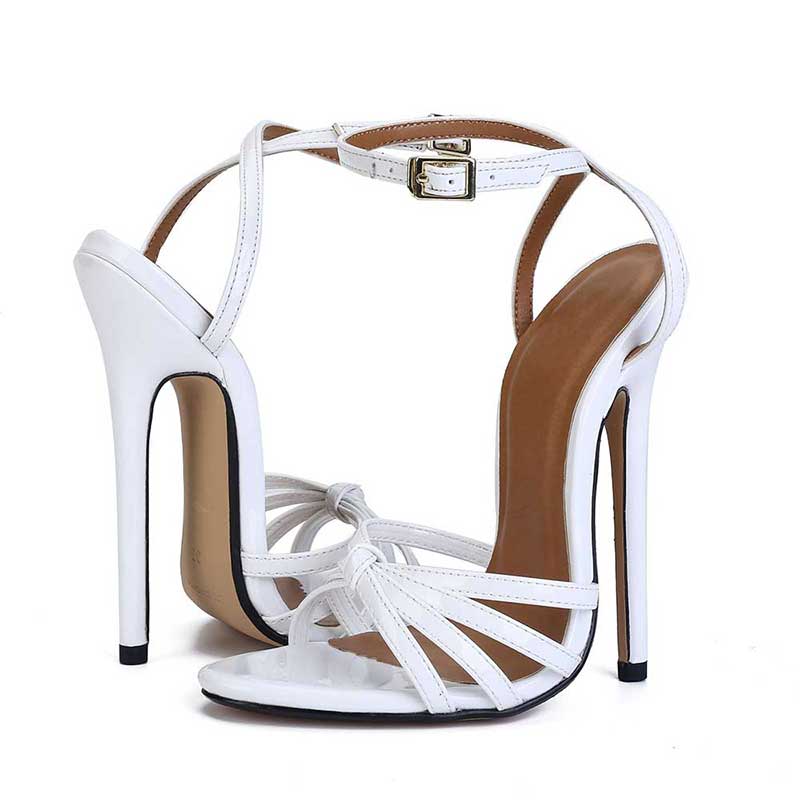 Plus Size Drag Queen Stiletto Sandals Pumps 13.5cm High Heel - Pleasures and Sins   Pleasures and Sins